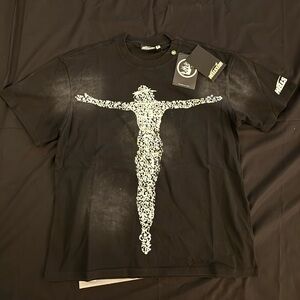Hellstar T-Shirt Black/Pink Jesus Design Brand New Size Medium